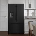 36in. 28.9 cu. ft. Standard-Depth French Door External Water Dispenser Refrigerator with Dual Ice Maker in Black Stainless Steel view 10