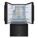 36in. 28.9 cu. ft. Standard-Depth French Door External Water Dispenser Refrigerator with Dual Ice Maker in Black Stainless Steel view 14