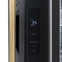 AutographEdition 36 in. 28.9 cu. ft. Standard-Depth French Door External Water Dispenser Refrigerator with Dual Ice Maker in Black Stainless Steel and Champagne Bronze Handles view 9