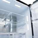 AutographEdition 36 in. 28.9 cu. ft. Standard-Depth French Door External Water Dispenser Refrigerator with Dual Ice Maker in Black Stainless Steel and Polished Gold Square Handles view 11