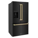 AutographEdition 36 in. 28.9 cu. ft. Standard-Depth French Door External Water Dispenser Refrigerator with Dual Ice Maker in Black Stainless Steel and Polished Gold Handles view 13