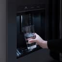 AutographEdition 36 in. 28.9 cu. ft. Standard-Depth French Door External Water Dispenser Refrigerator with Dual Ice Maker in Black Stainless Steel and Polished Gold Handles view 6