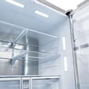 AutographEdition 36 in. 28.9 cu. ft. Standard-Depth French Door External Water Dispenser Refrigerator with Dual Ice Maker in Fingerprint Resistant Stainless Steel and Polished Gold Handles view 8