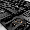 36" Porcelain Gas Stovetop with 6 Gas Burners view 6