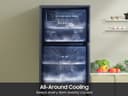 18 cu. ft. Top Freezer Refrigerator with Ice Maker in Stainless Steel view 4