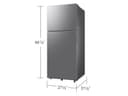 18 cu. ft. Top Freezer Refrigerator with All-Around Cooling in Stainless Steel view 3