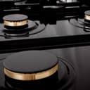 48" Porcelain Gas Stovetop with 7 Gas Brass Burners and Griddle view 6