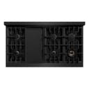 Autograph Edition 48" Porcelain Rangetop with 7 Gas Burners and Champagne Bronze Accents view 2
