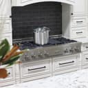 48" Porcelain Gas Stovetop with 7 Gas Burners and Griddle view 2