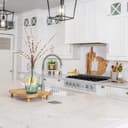 30" Porcelain Gas Stovetop with 4 Gas Brass Burners view 6