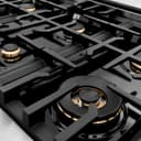 Autograph Edition 36" Porcelain Rangetop with 6 Gas Burners and Champagne Bronze Accents view 5