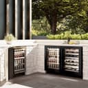 ZLINE 24 in. Touchstone Dual Zone 44 Bottle Wine Cooler With Black Stainless Steel Glass Door (RWDO-BS-24) view 12