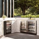 24in. Touchstone Dual Zone 44 Bottle Wine Cooler With Stainless Steel Glass Door view 14