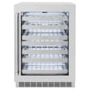 ZLINE 24 in. Touchstone Dual Zone 44 Bottle Wine Cooler With DuraSnow® Stainless Steel Glass Door (RWDO-SN-24) view 1