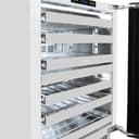 ZLINE 24 in. Touchstone Dual Zone 44 Bottle Wine Cooler With DuraSnow® Stainless Steel Glass Door (RWDO-SN-24) view 5