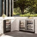 ZLINE 24 in. Touchstone Dual Zone 44 Bottle Wine Cooler With DuraSnow® Stainless Steel Glass Door (RWDO-SN-24) view 8