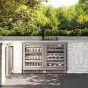 ZLINE 24 in. Touchstone Dual Zone 44 Bottle Wine Cooler With DuraSnow® Stainless Steel Glass Door (RWDO-SN-24) view 12