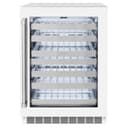 ZLINE 24 in. Touchstone Dual Zone 44 Bottle Wine Cooler With White Matte Glass Door (RWDO-WM-24) view 1