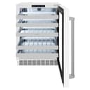 ZLINE 24 in. Touchstone Dual Zone 44 Bottle Wine Cooler With White Matte Glass Door (RWDO-WM-24) view 3