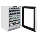 ZLINE 24 in. Touchstone Dual Zone 44 Bottle Wine Cooler With White Matte Glass Door (RWDO-WM-24) view 6