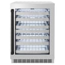 AutographEdition 24 in. Touchstone Dual Zone 44 Bottle Wine Cooler With Stainless Steel Glass Door And Matte Black Handle view 1
