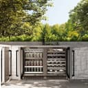 ZLINE Autograph Edition 24 in. Touchstone Dual Zone 44 Bottle Wine Cooler With DuraSnow® Stainless Steel Glass Door And Matte Black Handle (RWDOZ-SN-24-MB) view 13