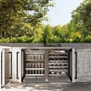 ZLINE Autograph Edition 24 in. Touchstone Dual Zone 44 Bottle Wine Cooler With White Matte Glass Door And Matte Black Handle (RWDOZ-WM-24-MB) view 2