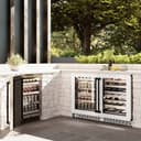 ZLINE Autograph Edition 24 in. Touchstone Dual Zone 44 Bottle Wine Cooler With White Matte Glass Door And Matte Black Handle (RWDOZ-WM-24-MB) view 12