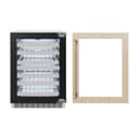 AutographEdition 24 in. Touchstone Dual Zone 44 Bottle Wine Cooler With Panel Ready Glass Door And Champagne Bronze Handle view 1