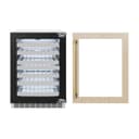AutographEdition 24 in. Touchstone Dual Zone 44 Bottle Wine Cooler With Panel Ready Glass Door And Polished Gold Handle view 1