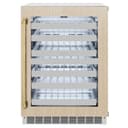 AutographEdition 24 in. Touchstone Dual Zone 44 Bottle Wine Cooler With Panel Ready Glass Door And Polished Gold Handle view 19