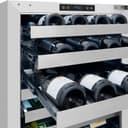 AutographEdition 24 in. Touchstone Dual Zone 44 Bottle Wine Cooler With Panel Ready Glass Door And Polished Gold Handle view 13