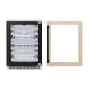 AutographEdition 24 in. Touchstone Dual Zone 44 Bottle Wine Cooler With Panel Ready Glass Door And Matte Black Handle view 1
