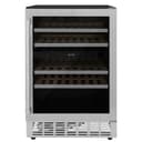 24"Monument Dual Zone 44-Bottle Wine Cooler in Stainless Steel view 1