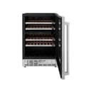 24"Monument Dual Zone 44-Bottle Wine Cooler in Stainless Steel view 18