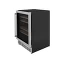24"Monument Dual Zone 44-Bottle Wine Cooler in Stainless Steel view 17