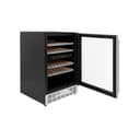 24"Monument Dual Zone 44-Bottle Wine Cooler in Stainless Steel view 16