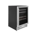 24"Monument Dual Zone 44-Bottle Wine Cooler in Stainless Steel view 15