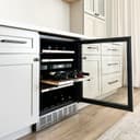 24"Monument Dual Zone 44-Bottle Wine Cooler in Stainless Steel view 6