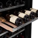 24"Monument Autograph Edition Dual Zone 44-Bottle Wine Cooler in Stainless Steel with Polished Gold Accents view 13