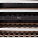 24"Monument Autograph Edition Dual Zone 44-Bottle Wine Cooler in Stainless Steel with Matte Black Accents view 8