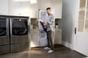 LG Styler® Smart wi-fi Enabled Steam Closet with TrueSteam® Technology and Exclusive Moving Hangers view 3