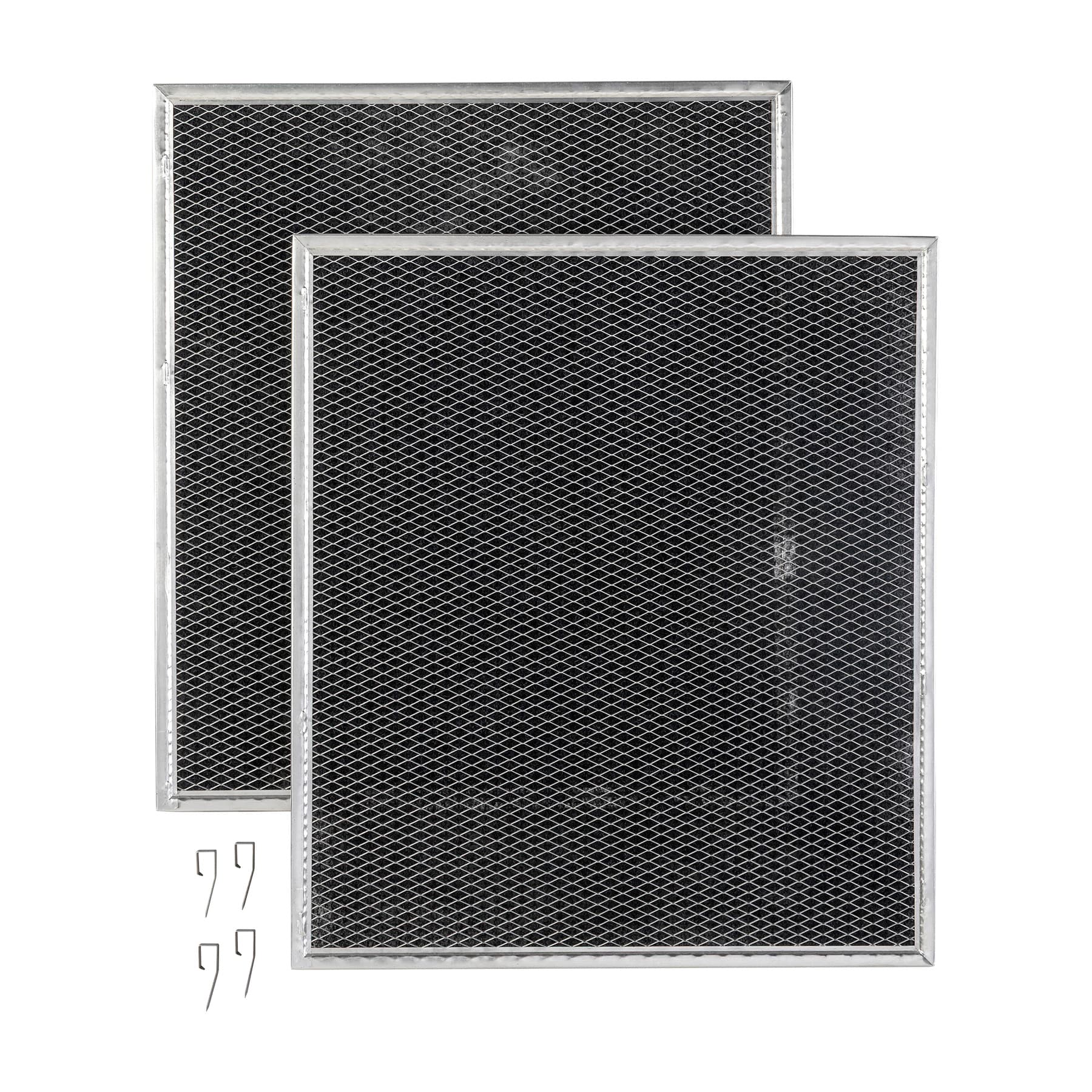 Genuine Replacement Charcoal Filter for 30" Range Hoods, 127/8" x 145/8", Fits Select Models, (2Pack)