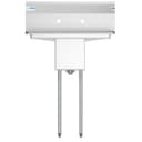 30 in. One Compartment Stainless Steel Commercial Sink with 2 Drainboards, Bowl Size 10" x 14" x 10 view 8