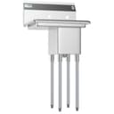 23 in. One Compartment Stainless Steel Commercial Sink with Drainboard, Bowl Size 10" x 14" x 10 view 10