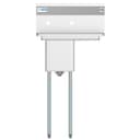 23 in. One Compartment Stainless Steel Commercial Sink with Drainboard, Bowl Size 10"x 14"x 10 view 8