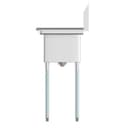 23 in. One Compartment Stainless Steel Commercial Sink with Drainboard, Bowl Size 10"x 14"x 10 view 9