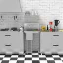 23 in. One Compartment Stainless Steel Commercial Sink with Drainboard, Bowl Size 10"x 14"x 10 view 10