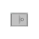 25 in. One Compartment Stainless Steel Commercial Sink with Drainboard, Bowl Size 10" x 14" x 10 view 9