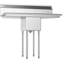 44 in. One Compartment Stainless Steel Commercial Sink with 2 Drainboards, Bowl Size 12"x 16"x 10 view 8